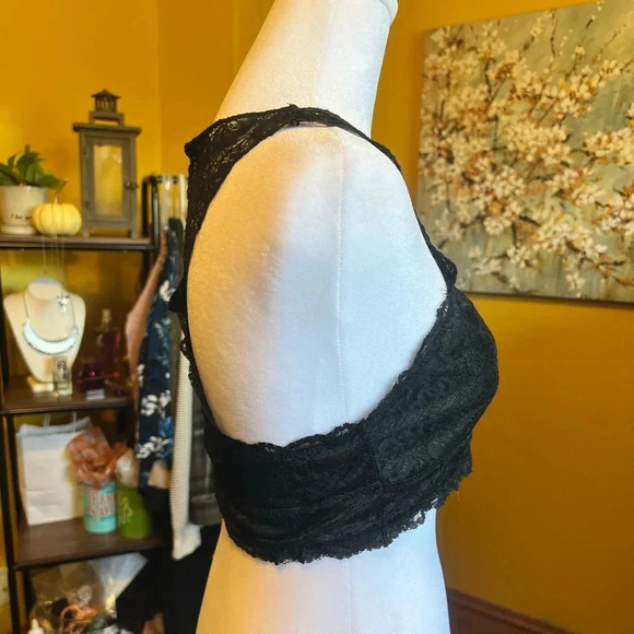 3/$15 Black Lace Bralette - Picture 2 of 3
